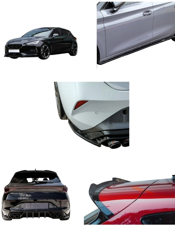 LEON MK1 7 PARÇA FULL BODYKIT 2021-2024 (( PARLAK SİYAH ))