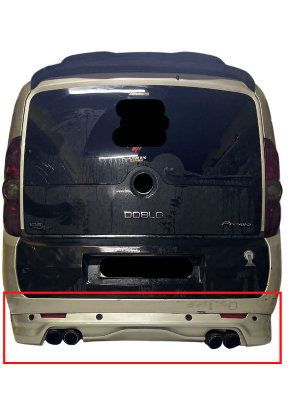 DOBLO D3 ARKA TAMPON EKİ 2010-2015 (( TREKKING'E OLMAZ )) ((BOYASIZ ))