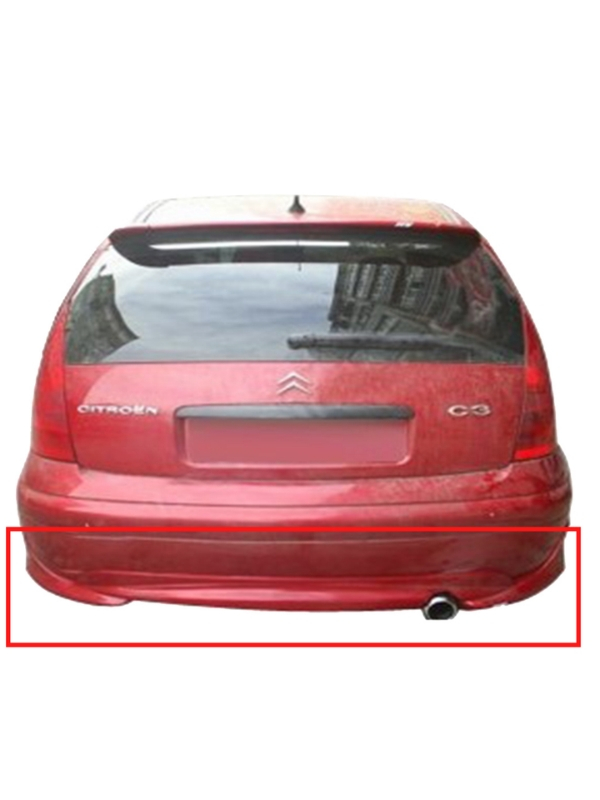 CITROEN C3 ARKA TAMPON EKİ 2002-2009 (( BOYASIZ ))