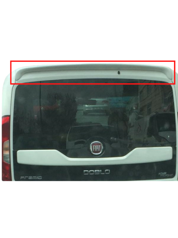 DOBLO D3 / D4 TEK KAPAK FİBER SPOİLER 2010-2023 (( BOYASIZ ))