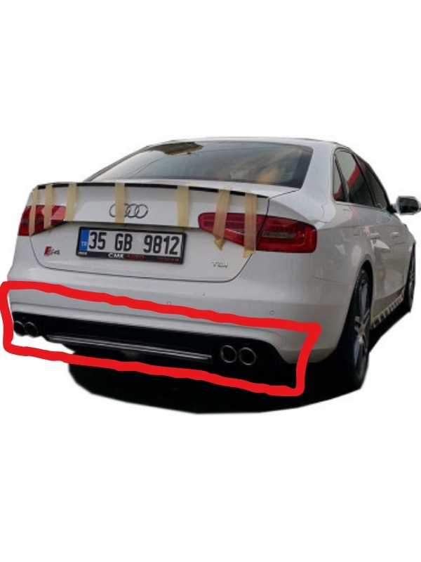 A4 B8 MAKYAJLI A4 ARKA DİFÜZÖR 2012-2016 (( BOYASIZ ))