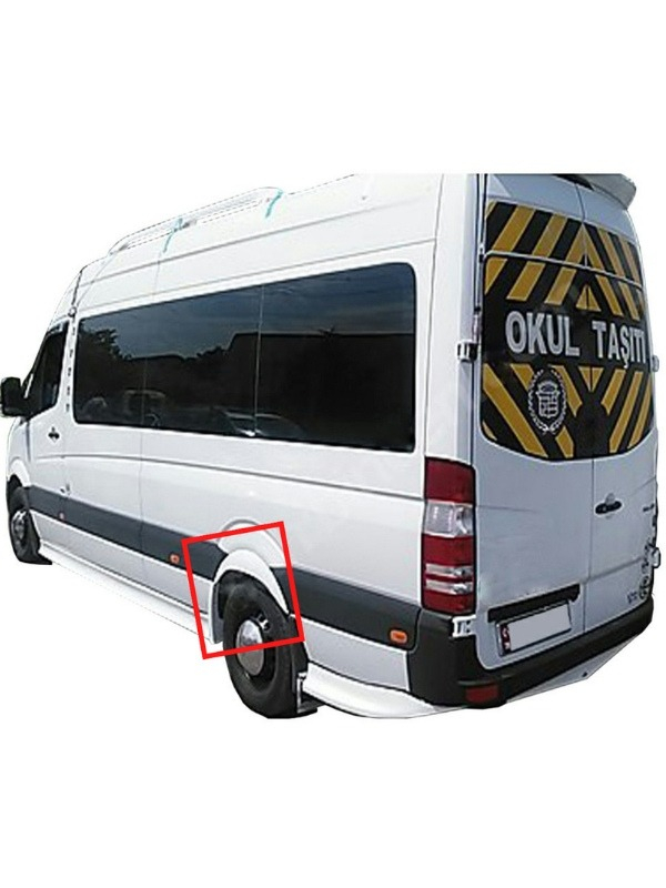 DUCATO 3 ÇAMURLUK AĞZI 2'Lİ (( BOYASIZ - BEYAZ ))