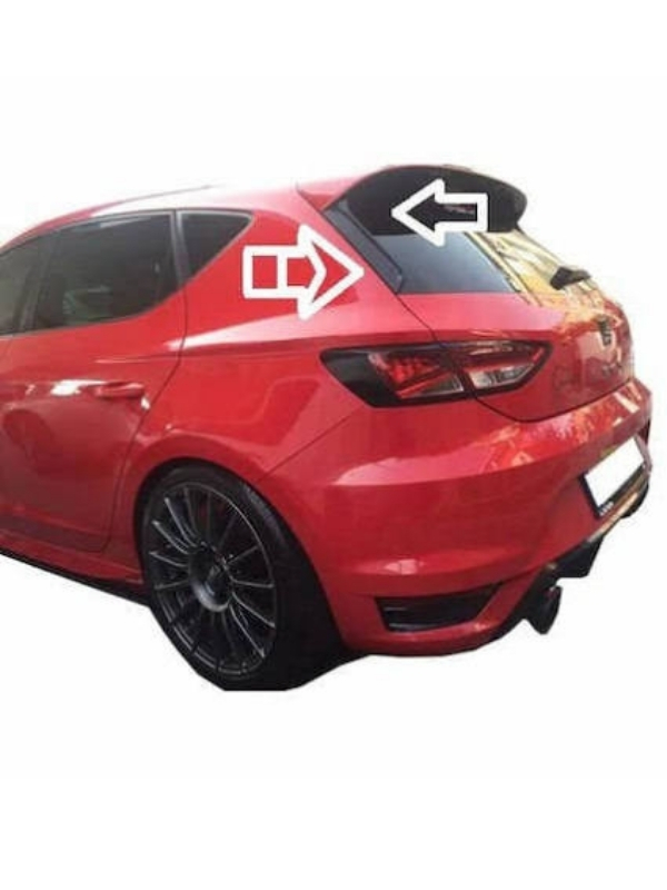 LEON MK3.5 SPOİLER KULAĞI FİBER (( PARLAK SİYAH ))